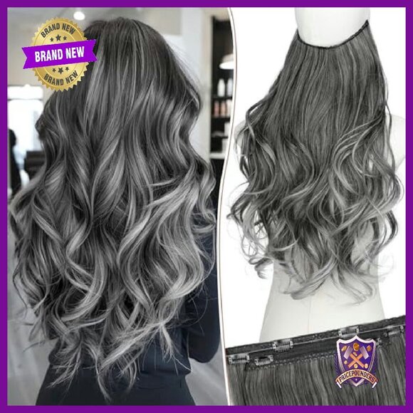 20-Inch Invisible Wire Hair Extensions with 6 Secure Clips main image 7